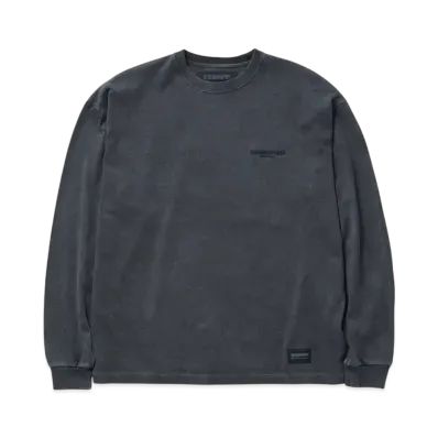 NEIGHBORHOOD Pigment Dyed Crewneck LS "Black"