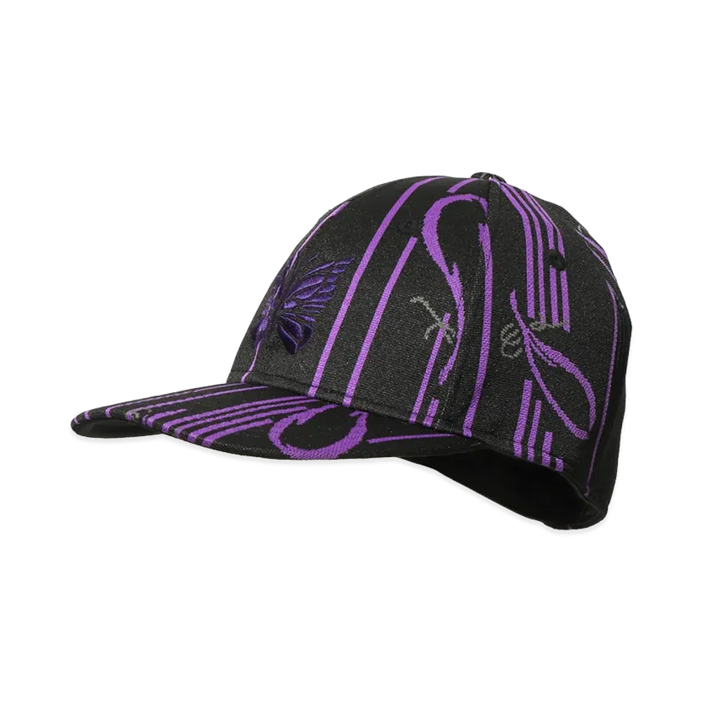 NEEDLES Baseball Cap - Poly Jacquard "Black"