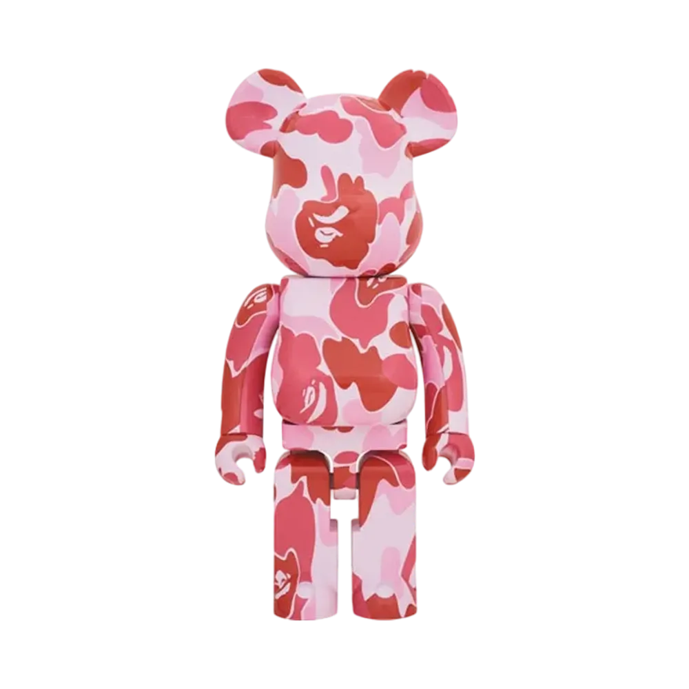 Bearbrick x A Bathing Ape ABC Camo 1000%