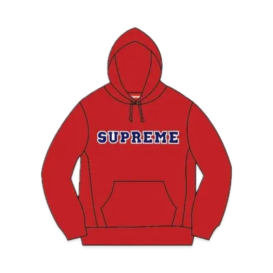 Supreme The Most Hooded Sweatshirt "Red"