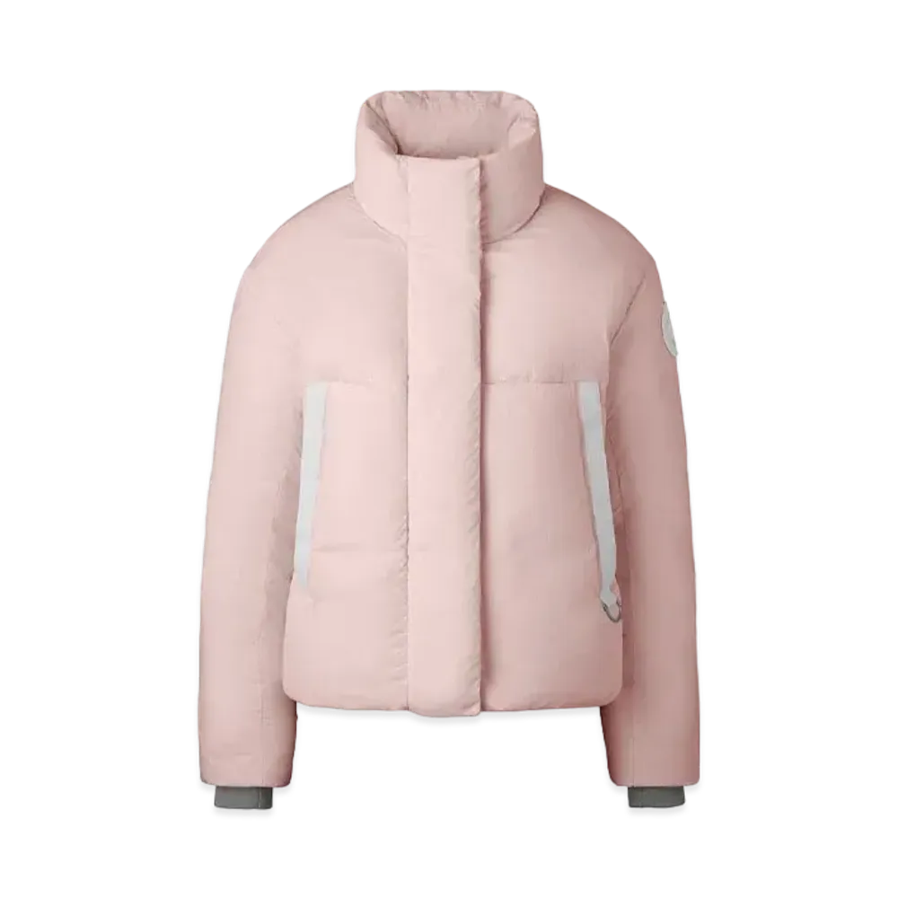 CANADA GOOSE Junction Cropped Puffer "Pink Lemonade"