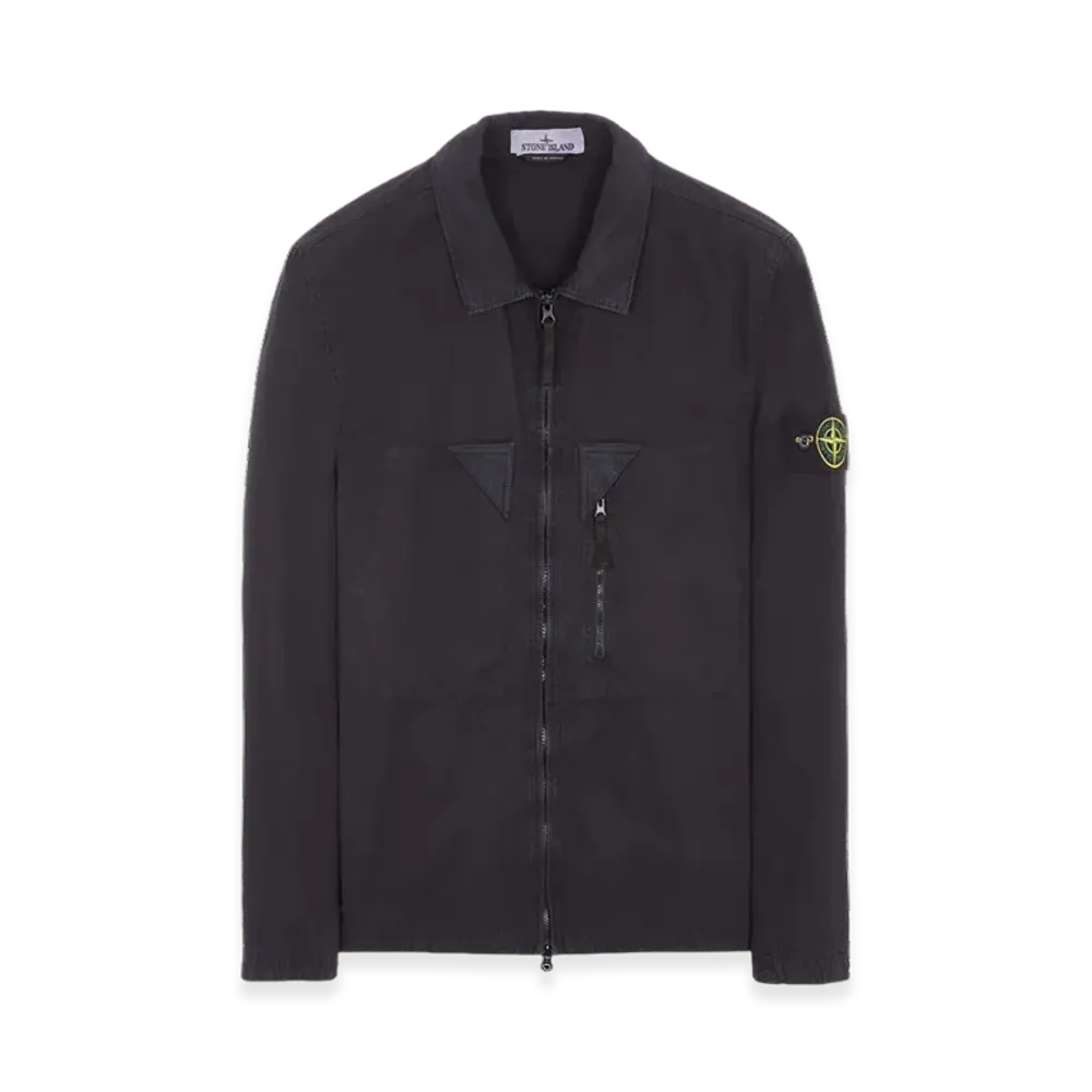Stone Island 106WN Old Treatment Overshirt - 23SS "Navy Blue"