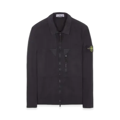 Stone Island 106WN Old Treatment Overshirt - 23SS "Navy Blue"