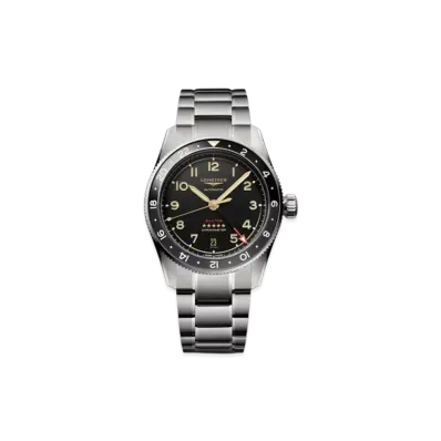 Longines Spirit Zulu Time Titanium 39mm "Titanium/Ceramic/Anthracite" L3.802.1.53.6