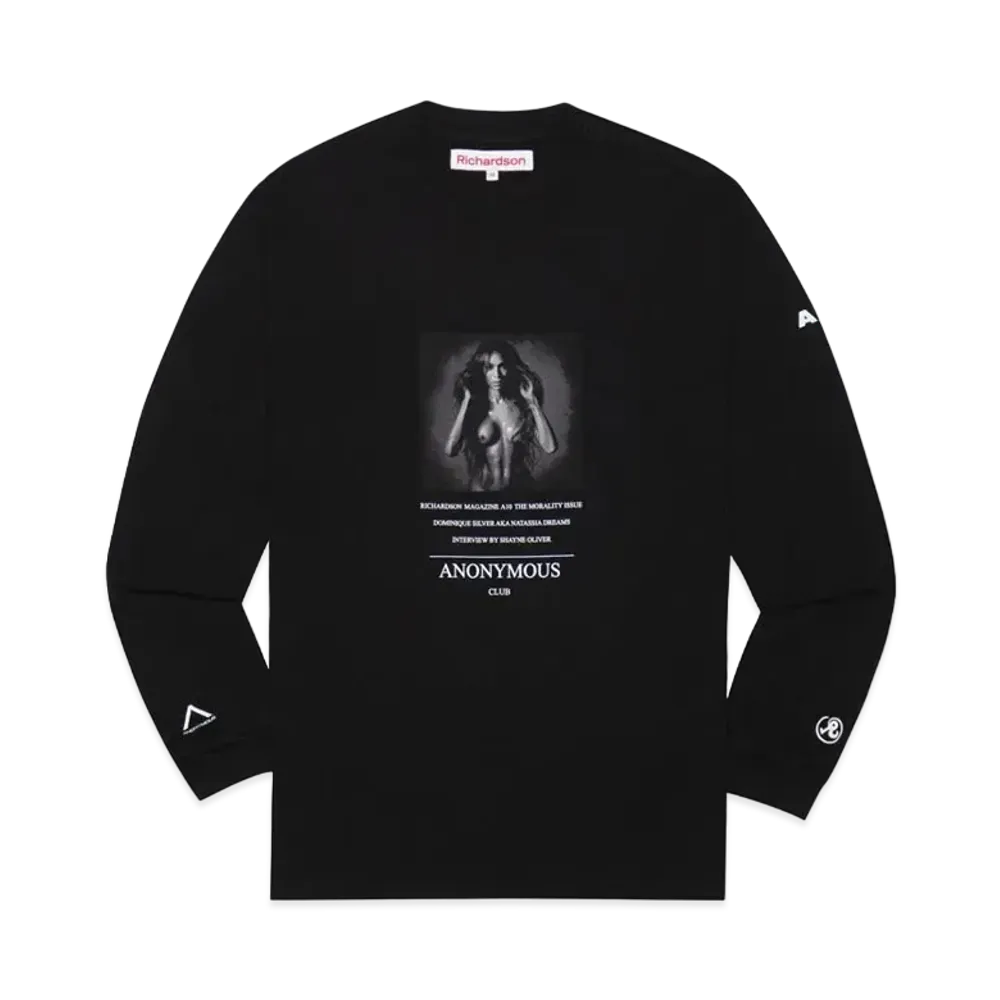 Richardson ANONYMOUS CLUB LONGSLEEVE "Black"
