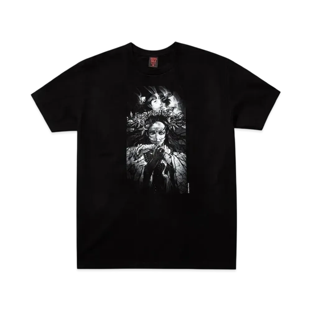 Geeks Rule x MAEDA MAHIRO Silkscreen Print T-shirt "Black"