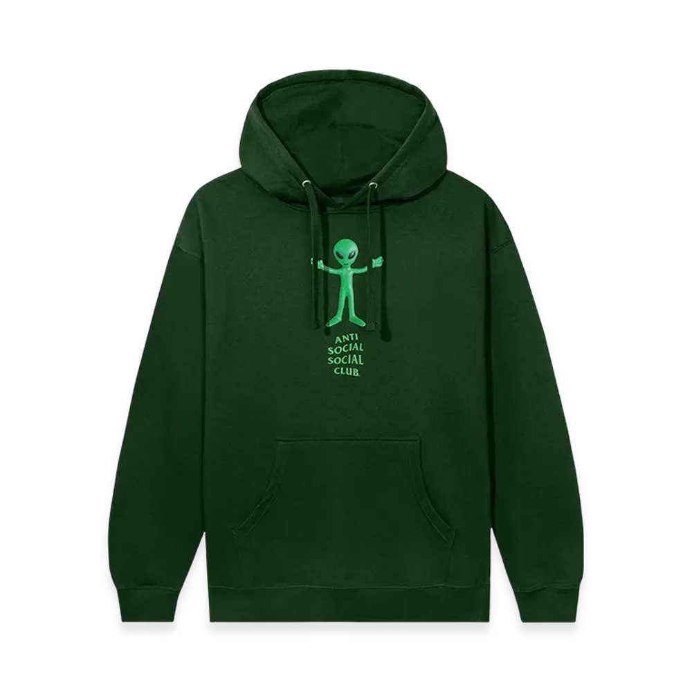 ANTI SOCIAL SOCIAL CLUB Alien Hoodie "Dark Green"