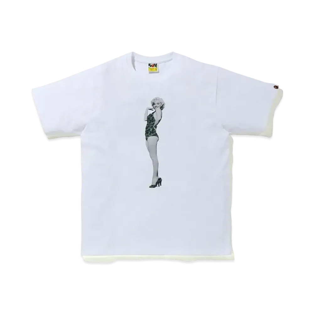 A BATHING APE / Marilyn Monroe Tee "White"