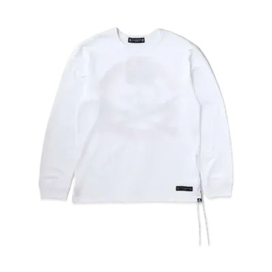 mastermind JAPAN Circle Logo LS Tee "White"