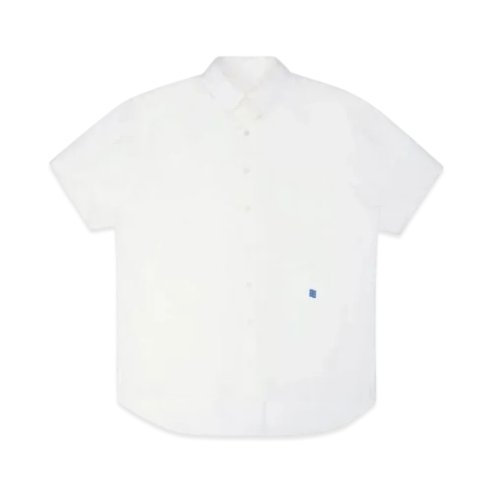 ADERERROR Tag Half Sleeve Shirts 01 "White"