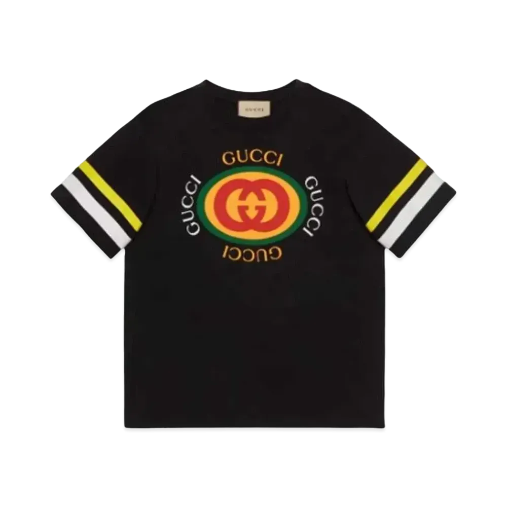 GUCCI Men's Cotton Jersey T-shirt "Black"