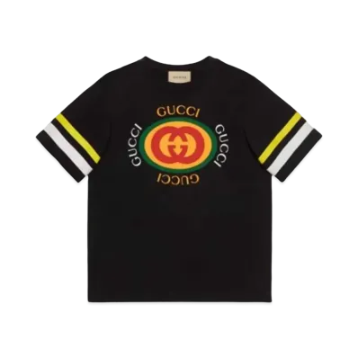 GUCCI Men's Cotton Jersey T-shirt "Black"