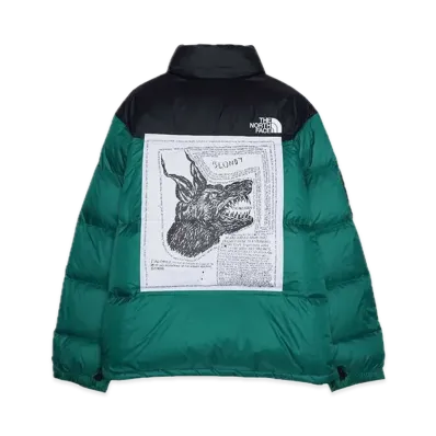 Supreme x The North Face Nuptse Jacket "Green"