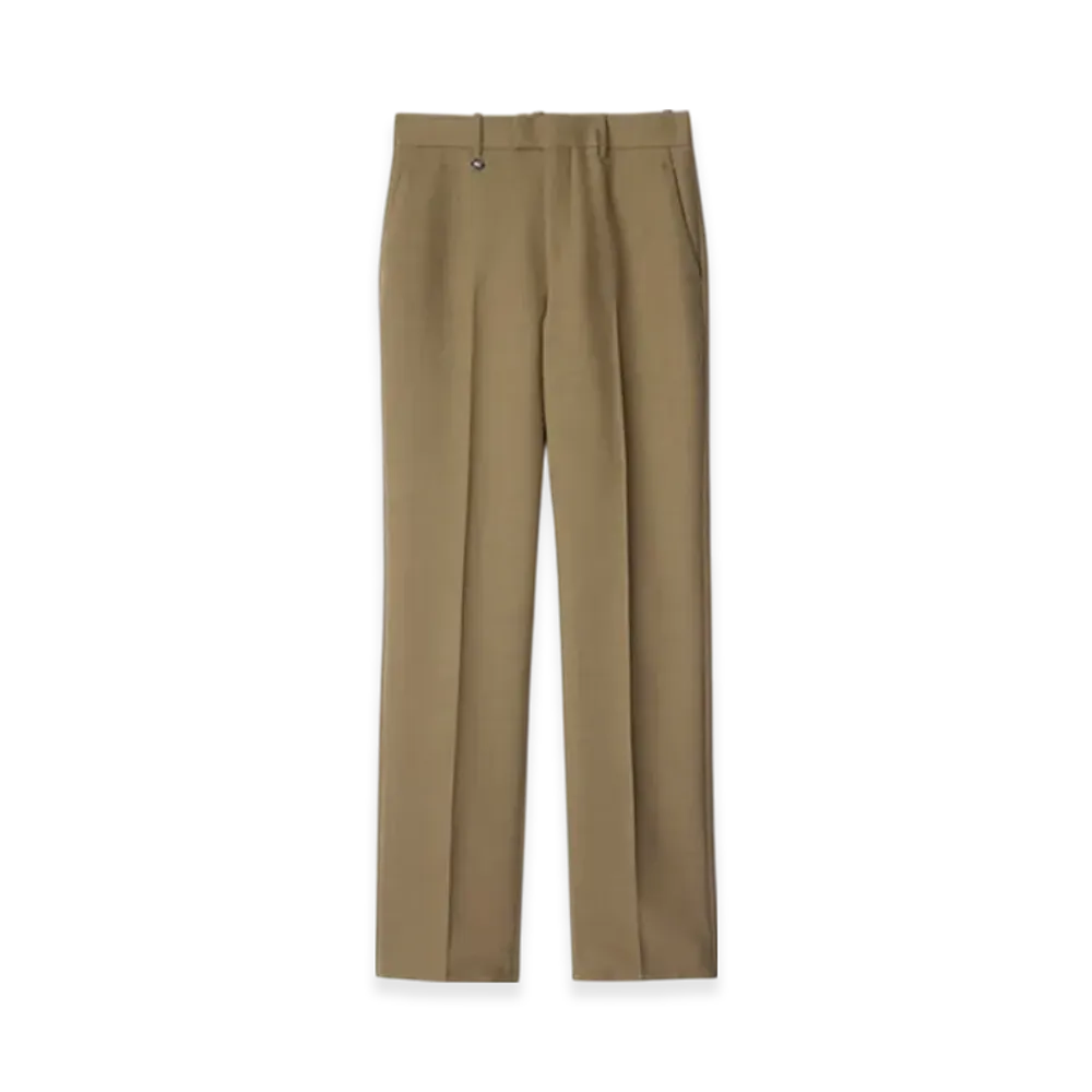 Burberry Wool Tailored Trousers "Linden/Mountain"