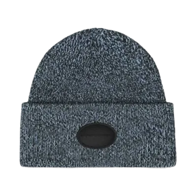 Alexander Wang Dome Logo Stretch Rib Wool Beanie "Oxford Blue"