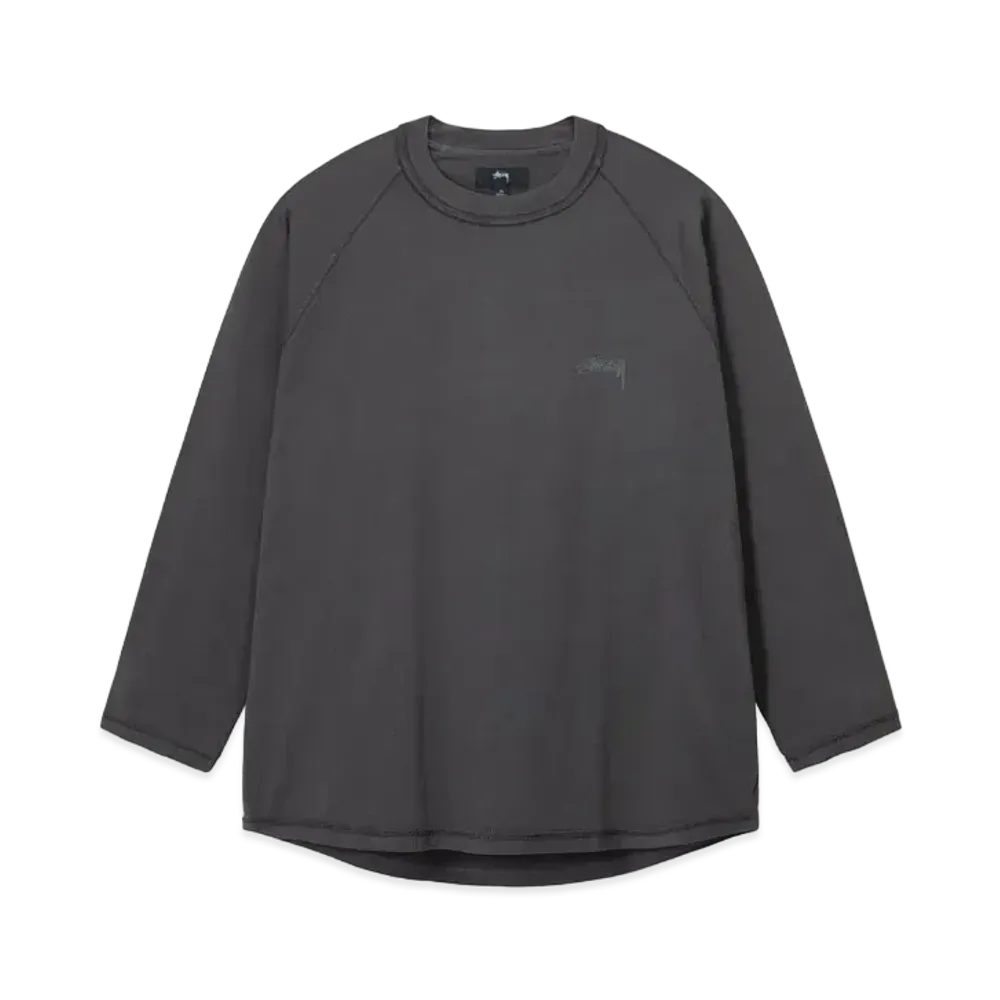 Stussy Inside Out Raglan "Faded Black"
