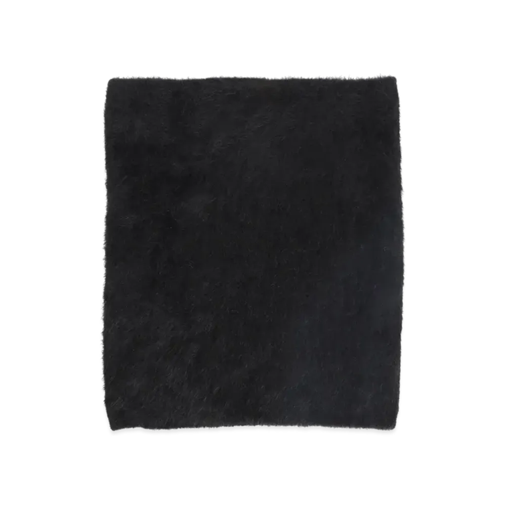 COMOLI Cashmere Fur Neck Warmer "Black"