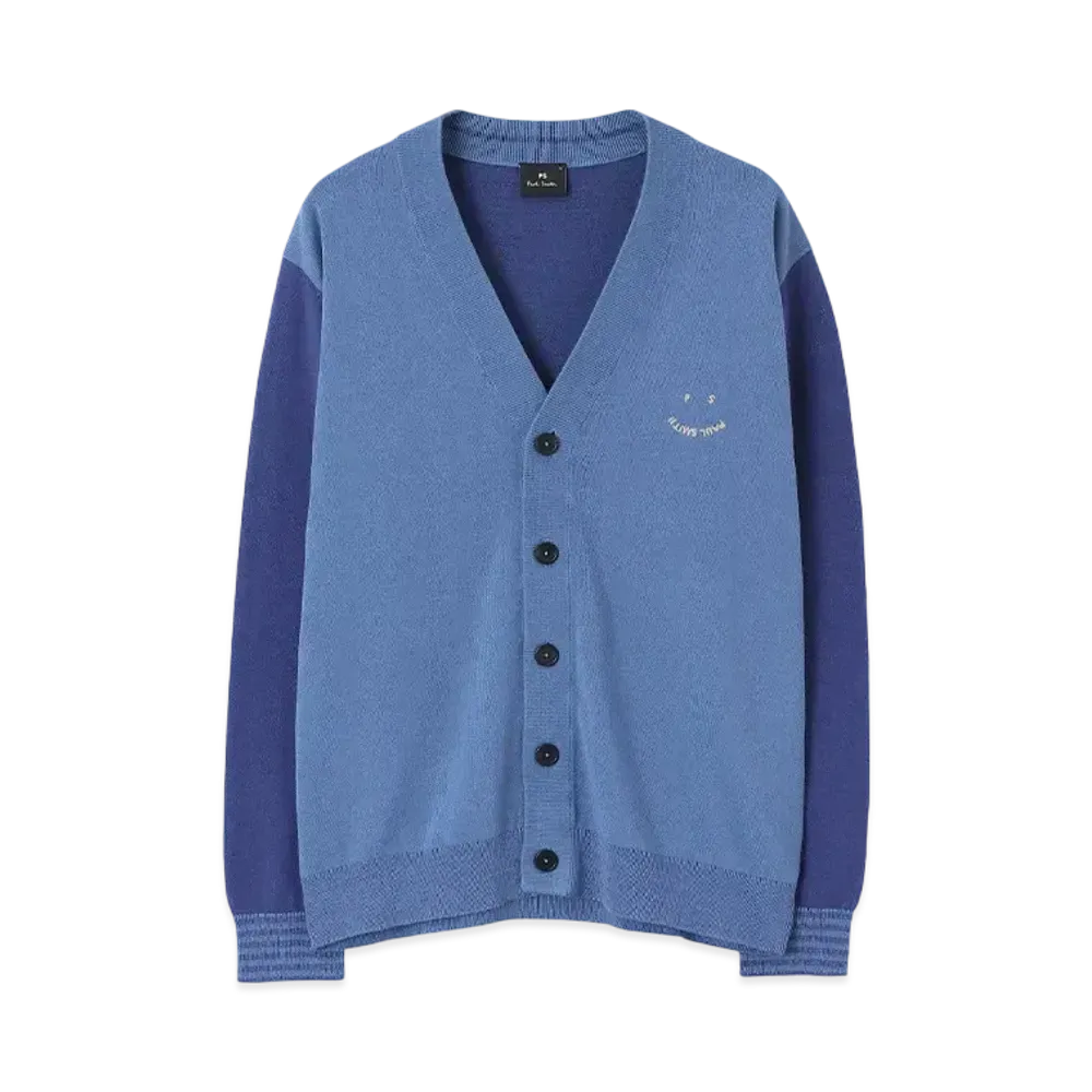 Paul Smith Happy Mix-Up Cardigan "Blue"