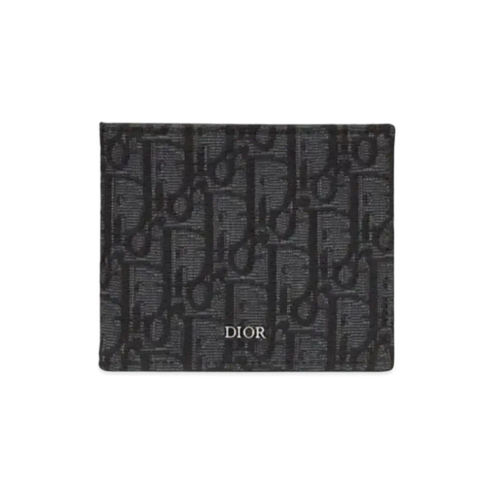 Dior Obrieque Print Wallet "Black"