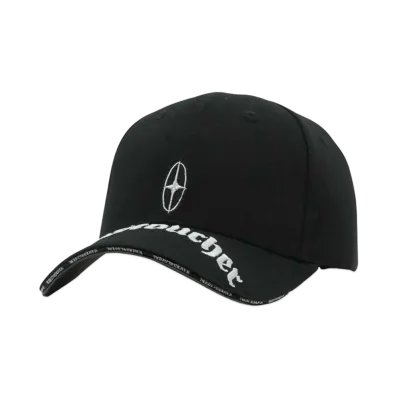 T.C.R BY TOUCHER VISOR LOGO 6PANEL JESUS CAP "BLACK"