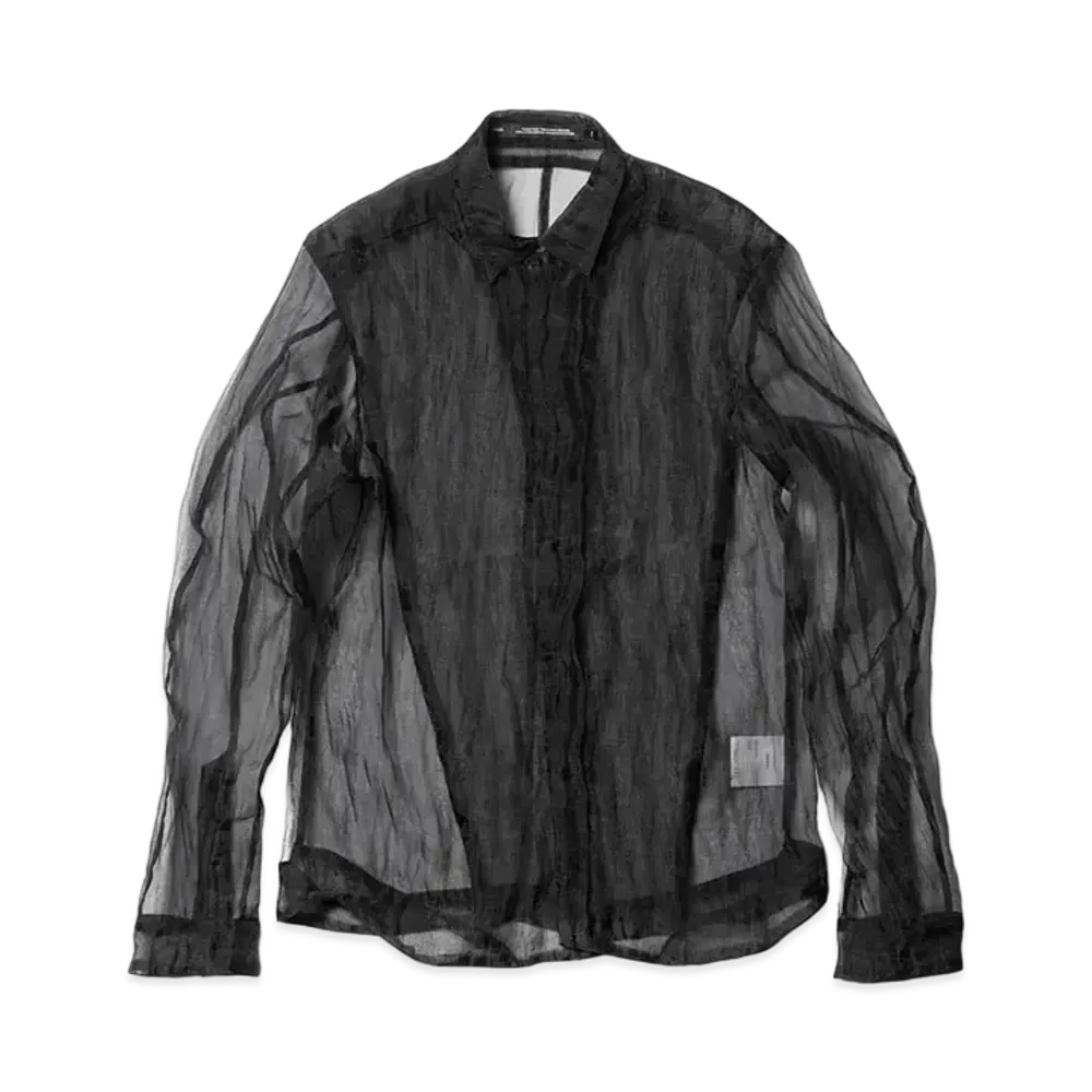 JULIUS Clear Formal Shirt "Black"