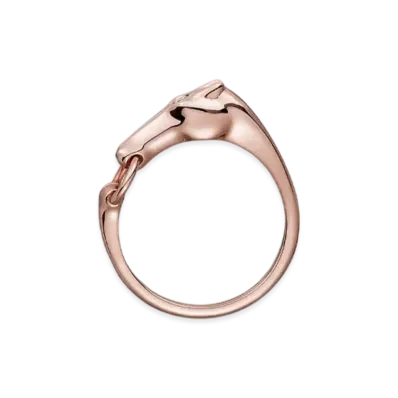 Hermes Galop Ring PM "Pink Gold/1 Diamond"