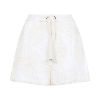 MONCLER Women's Cotton Bermuda "White"