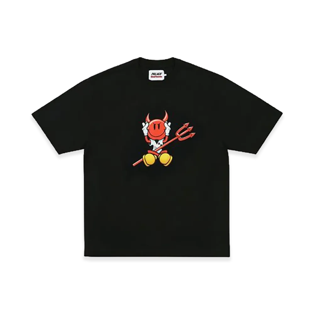PALACE x WORLD INDUSTRIES T Shirt "Black"