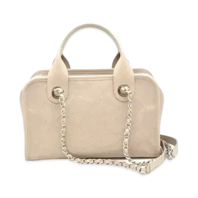 CHANEL Deauville 2Way W Chain Shoulder Bag