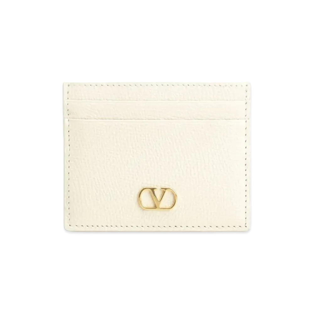 Valentino Women's Vlogo Signature Card Holder "White"