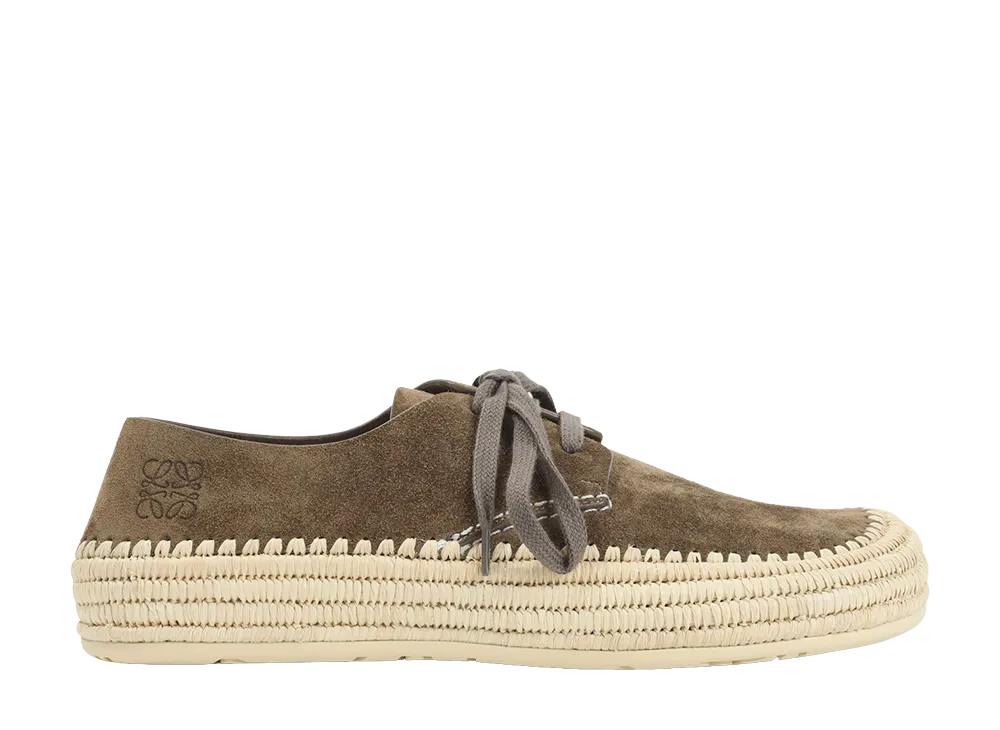 LOEWE Rio Lace-Up Shoes "Taupe"