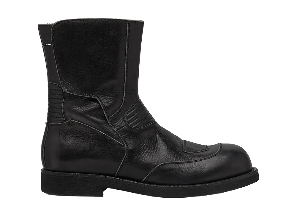 MM6 Maison Margiela Biker Boots "Black"