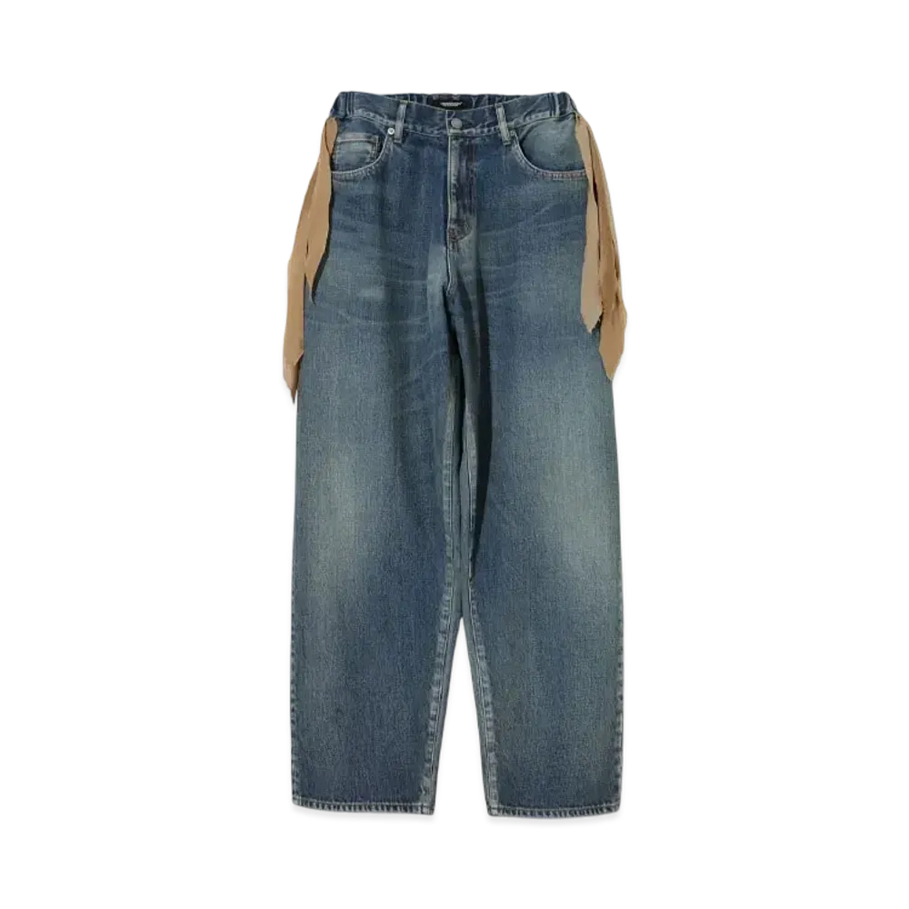 UNDERCOVER Wide Denim Pants "Light Blue Indigo"