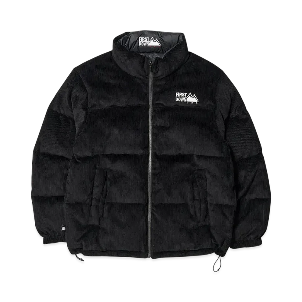 FIRST DOWN Bubble Down Jkt Corduroy "Black"