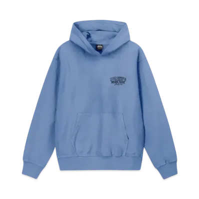 Stussy x Our Legacy Work Shop Surfman Pigment Dyed Hoodie "Blue" 3923786