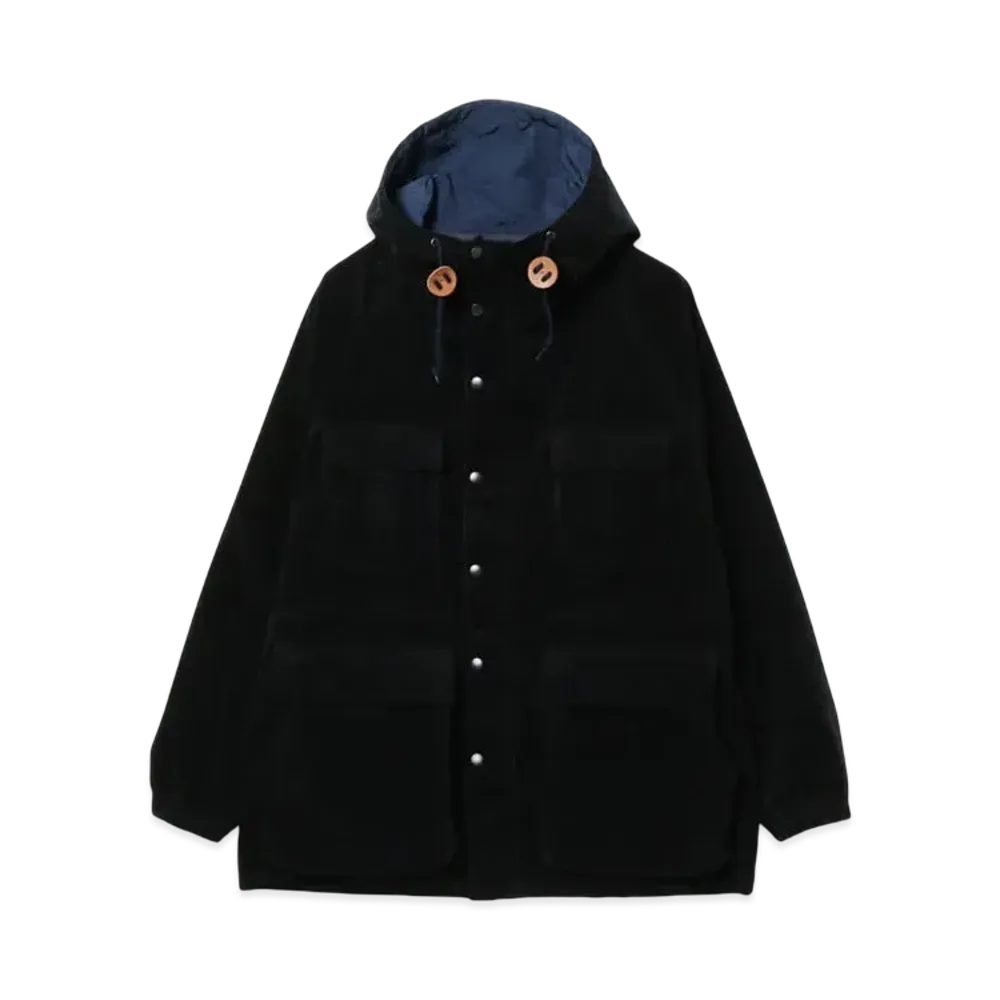 BEAMS Corduroy Mountain Parka "Black"