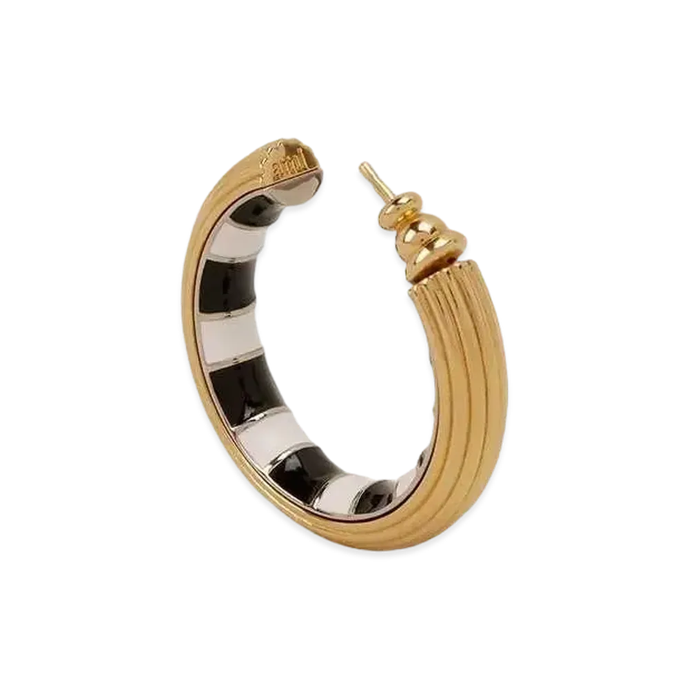 AMI PARIS Piano Small Hoop Piercings "Gold"