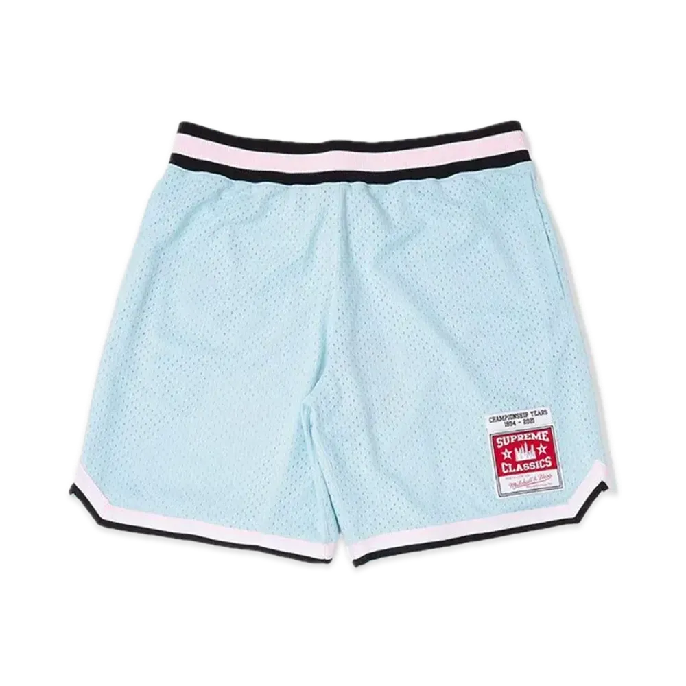 Supreme x Mitchell & Ness Basketball Short "Blue"