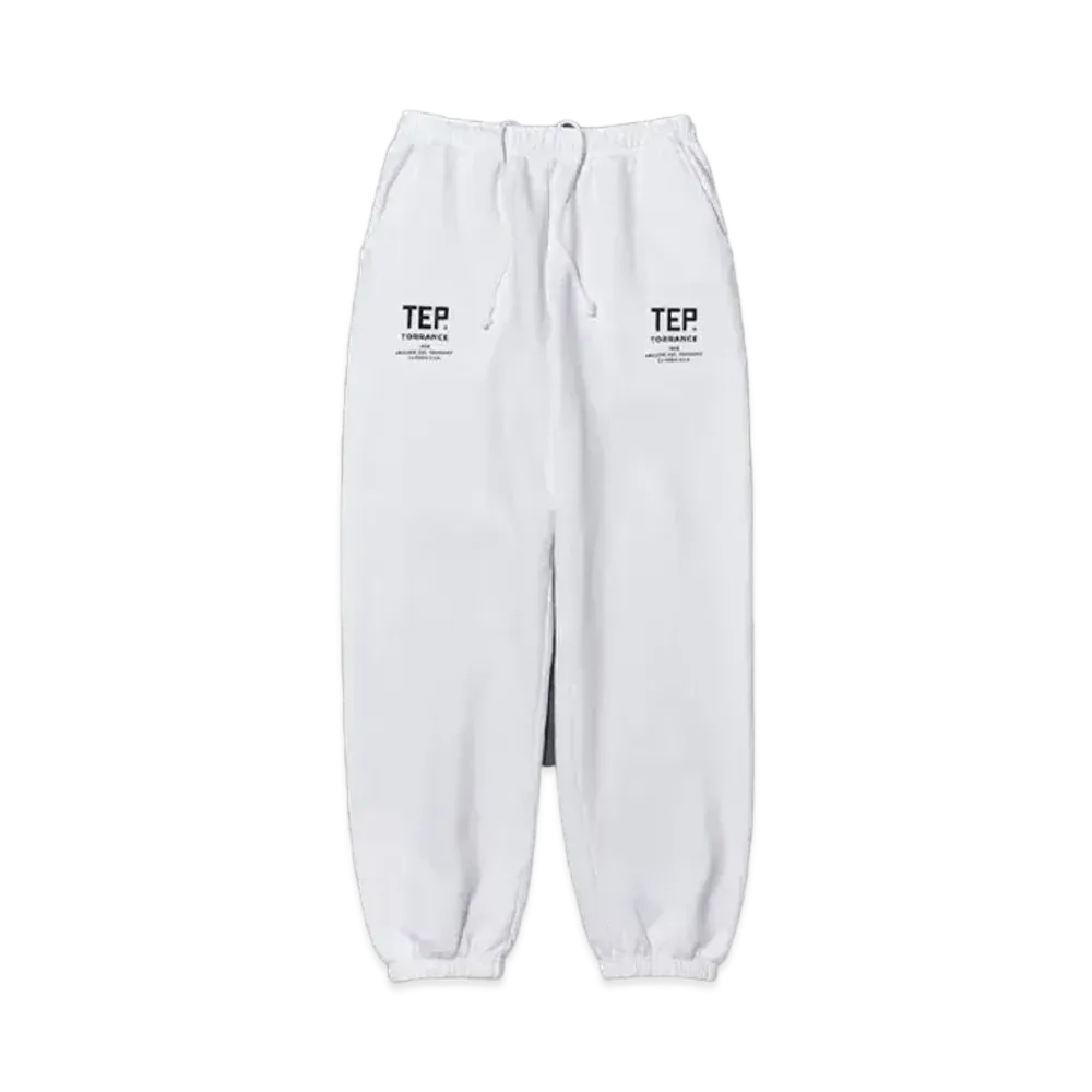 エンノイ 22AW TEP スウェット パンツ "ホワイト" AW22BRENPT07PL