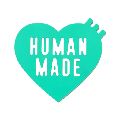 HUMAN MADE Heart Rubber Coaster "Green"