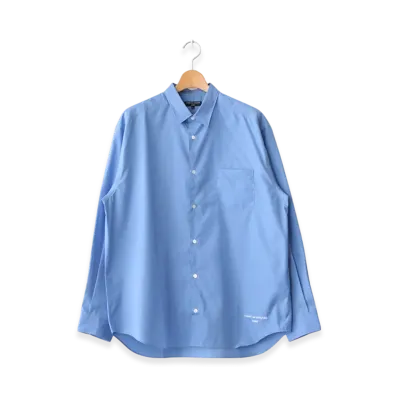 COMME des GARCONS HOMME Cotton Broad Shirt "Sax"