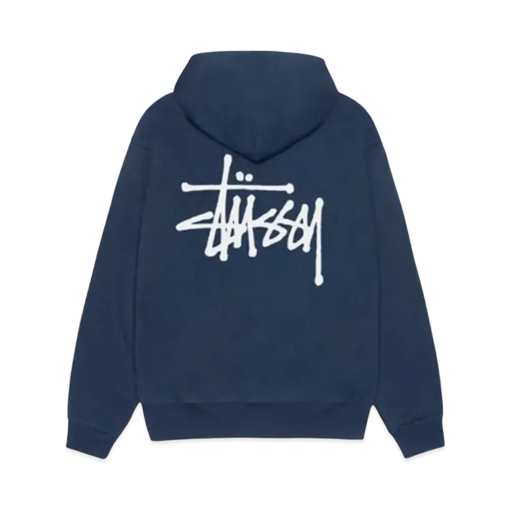 Stussy Basic Zip Hoodie "Navy"