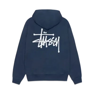 Stussy Basic Zip Hoodie "Navy"