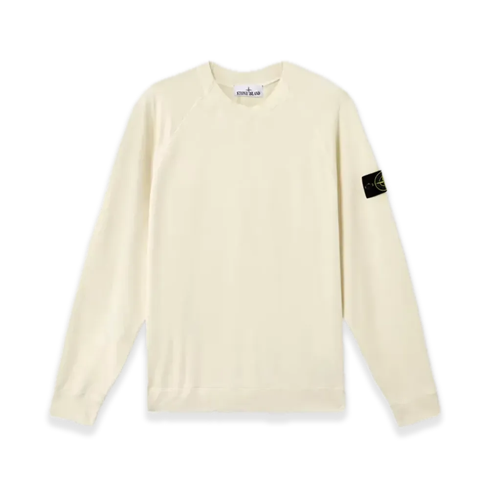 Stone Island 6100023 Light Organic Cotton Fleece "Ivory"