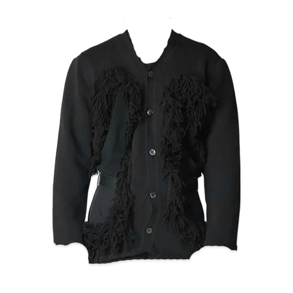 COMME des GARCONS HOMME PLUS Fur Cardigan "Black"