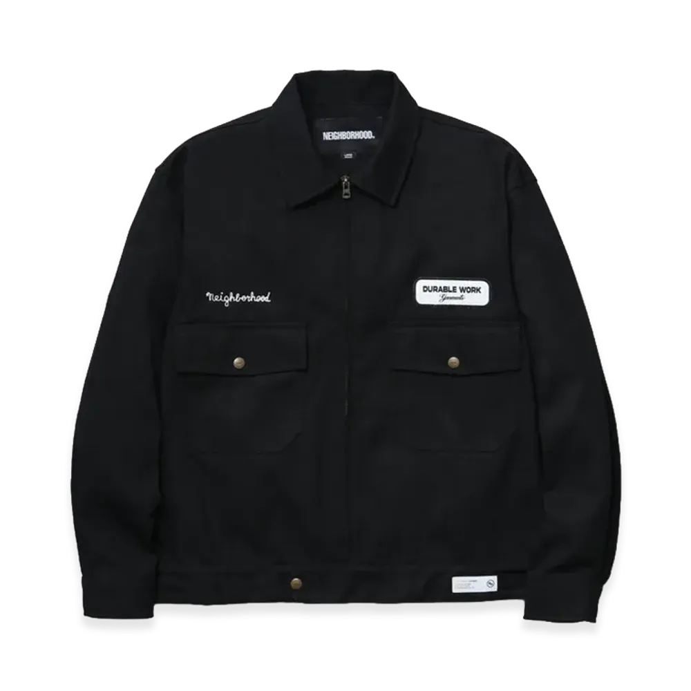 NEIGHBORHOOD Zip Work Jacket "Black"