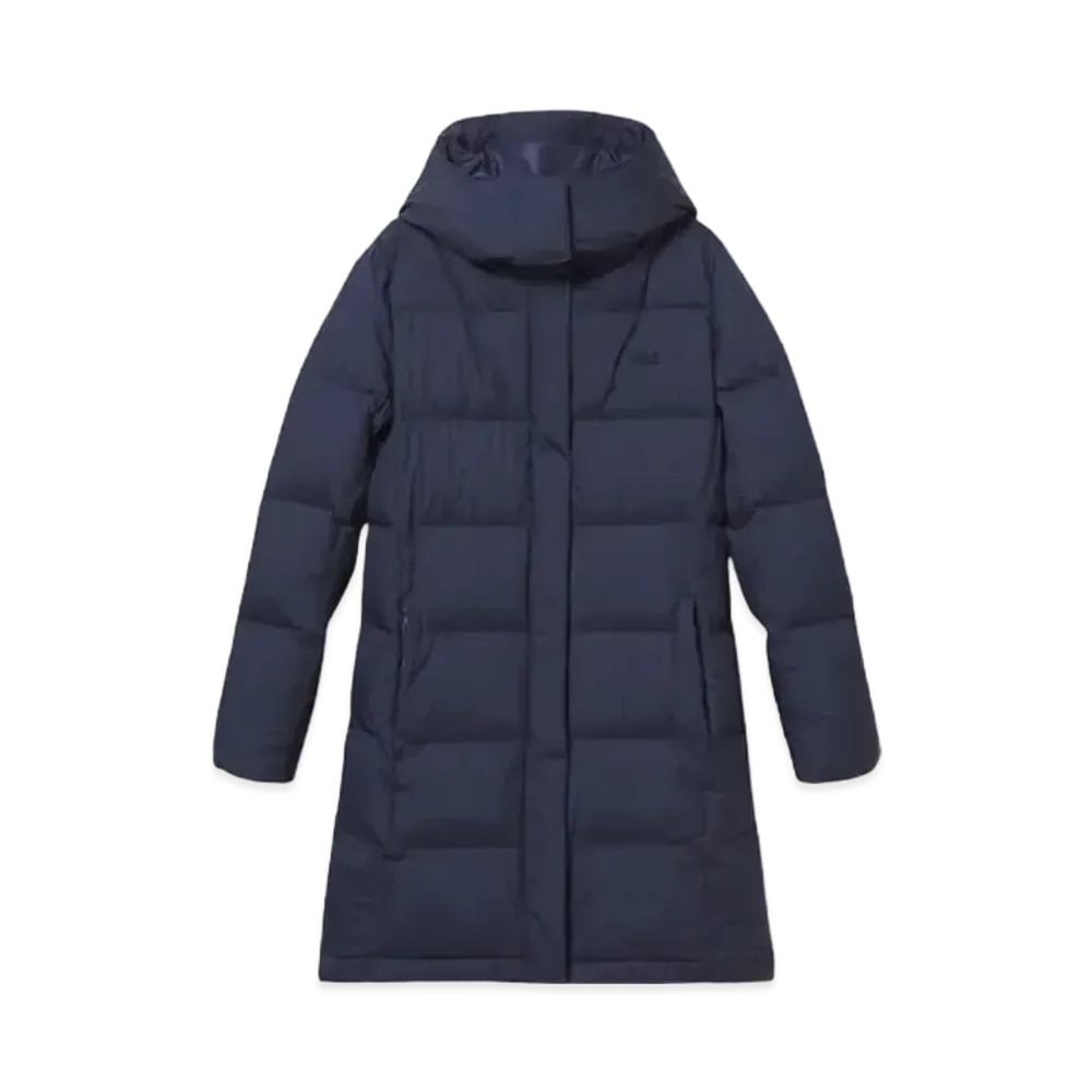 LACOSTE Detachable Hood Down Coat "Navy"