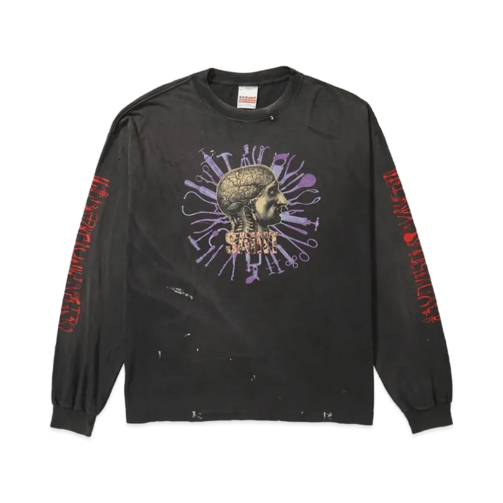 Saint Mxxxxxx LS T-Shirt Head "Black"