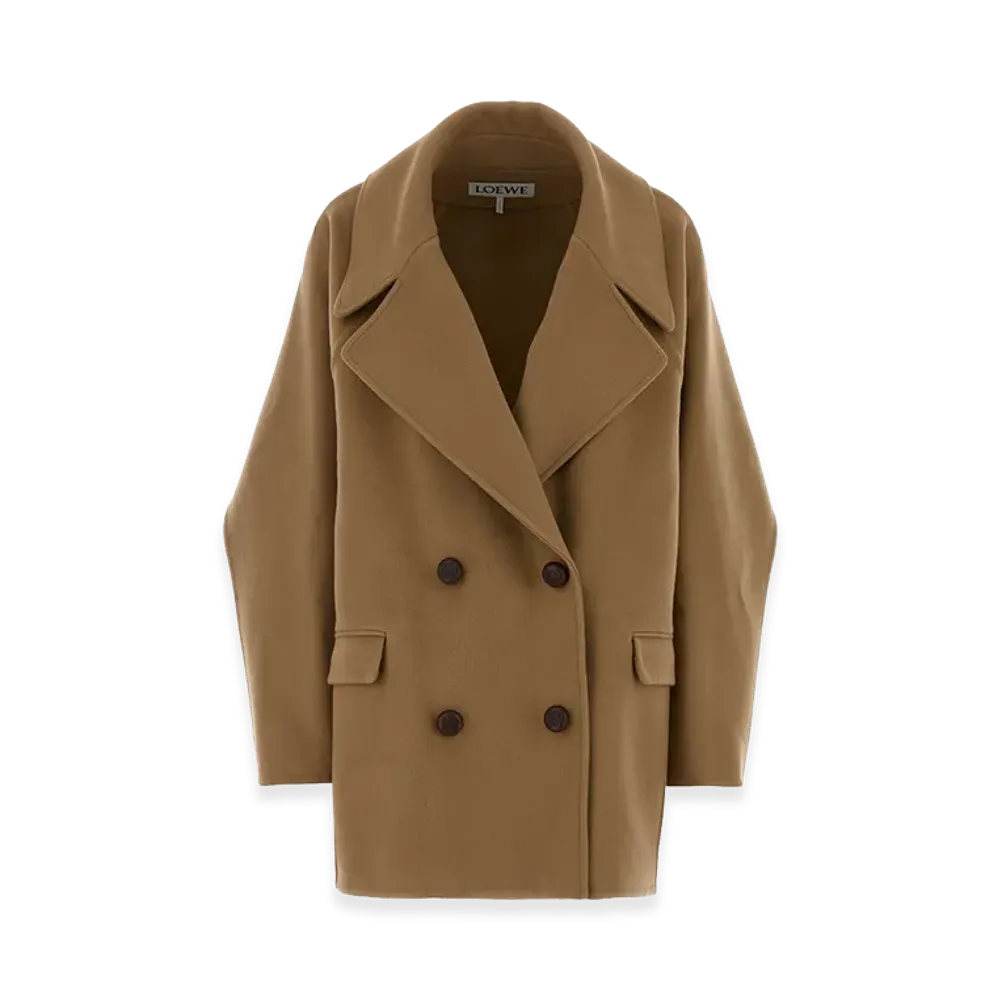 LOEWE Women's Wool Coat "Camel"