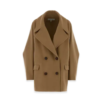 LOEWE Women's Wool Coat "Camel"